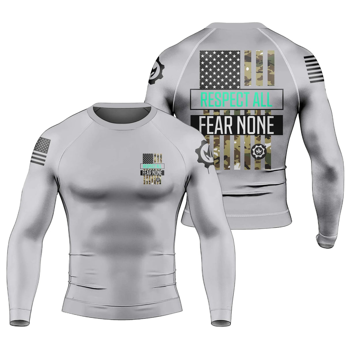 Respect All Men's Long Sleeve Rash Guard