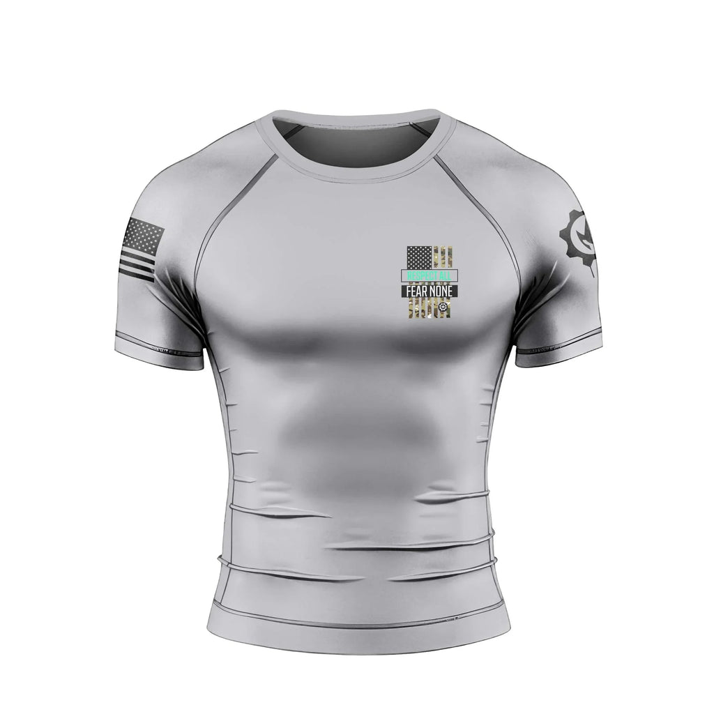 Respect All Men's Short Sleeve Rash Guard