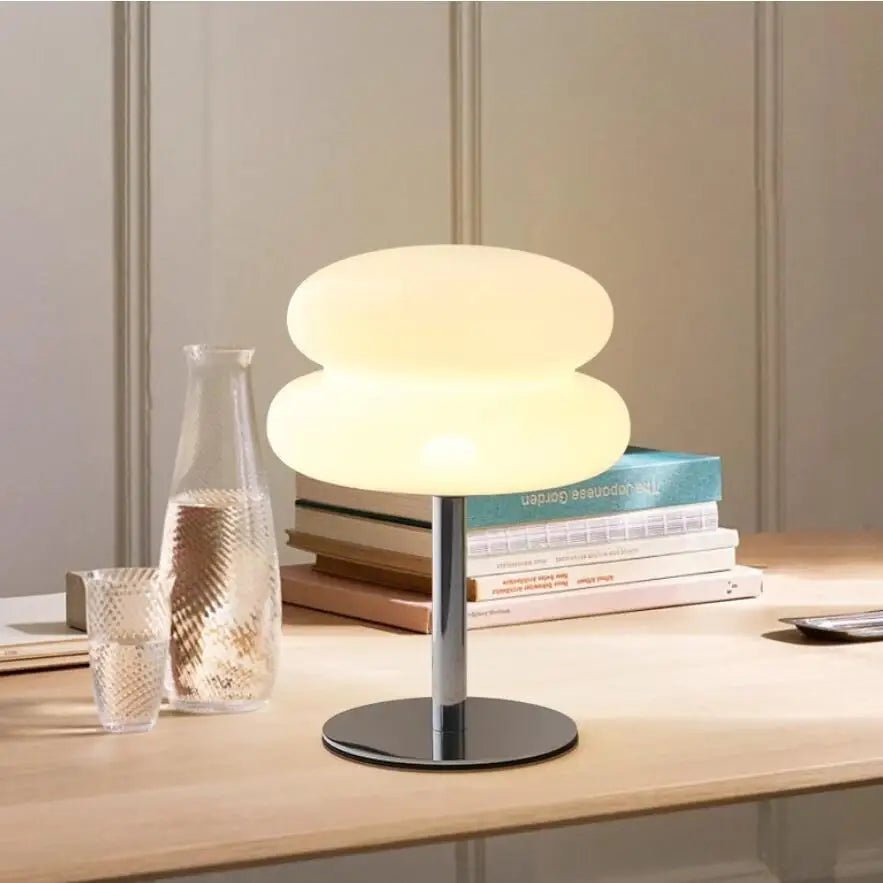 Macaron LED Table Lamp Trichromatic Dimming Eye Protection Night Light for Bedroom Bedside Decor Living Room Atmosphere Lighting