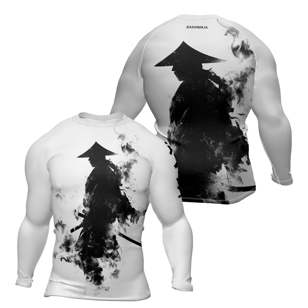Rashninja Samurai Smoke Phantom Men's Long Sleeve Rash Guard