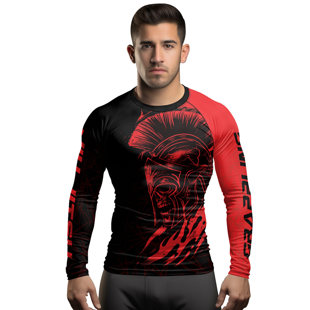 Rashninja Spartan Headguard Men's Long Sleeve Rash Guard