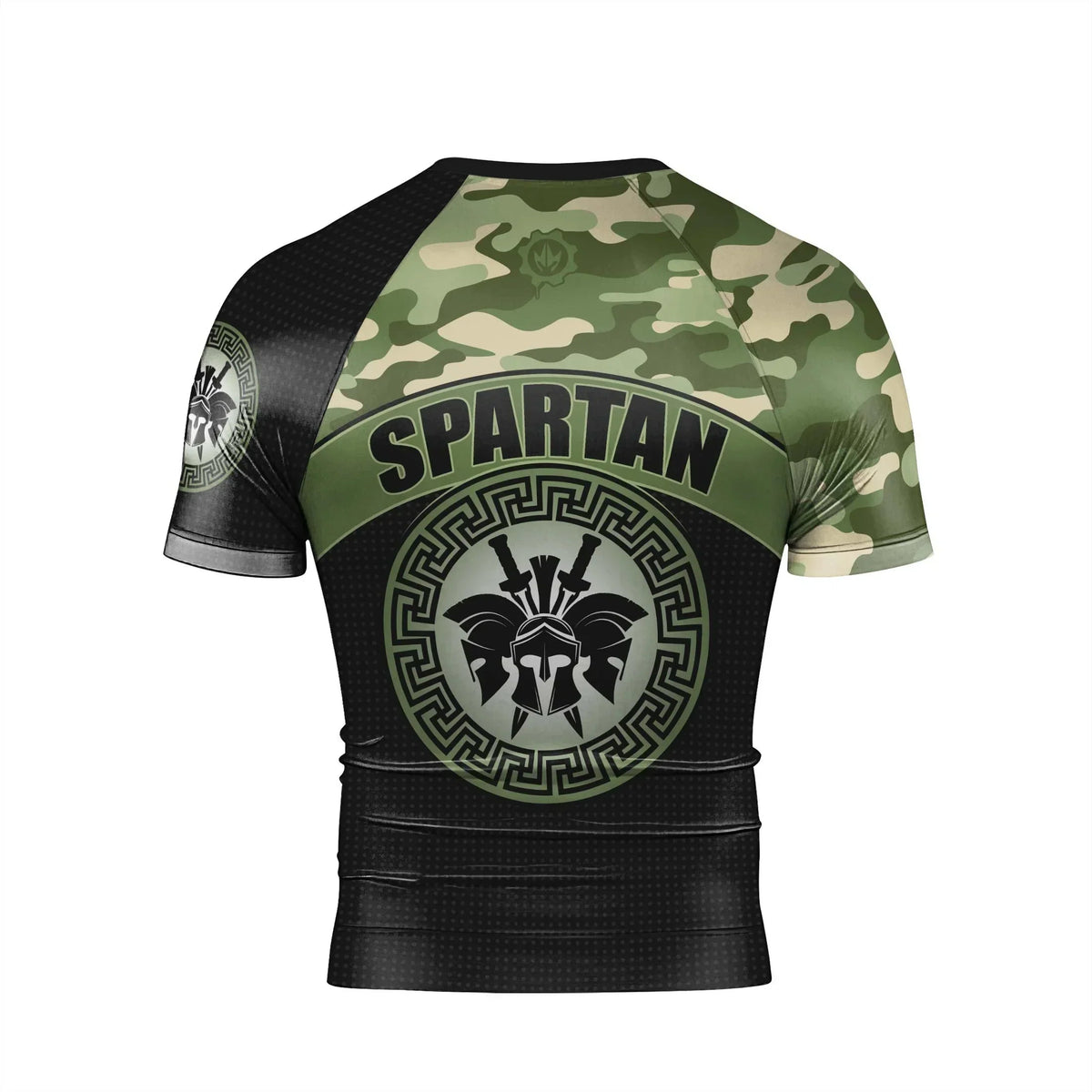 Spartan Camouflage Men's Short Sleeve Rash Guard