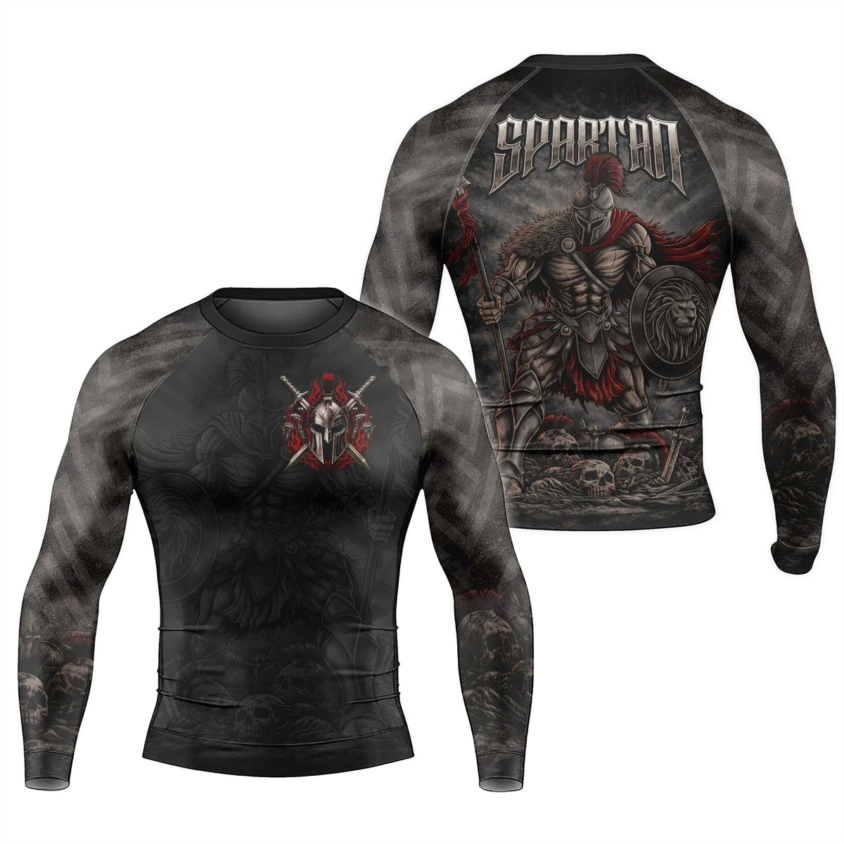 Spartan Rage Men's Long Sleeve Rash Guard