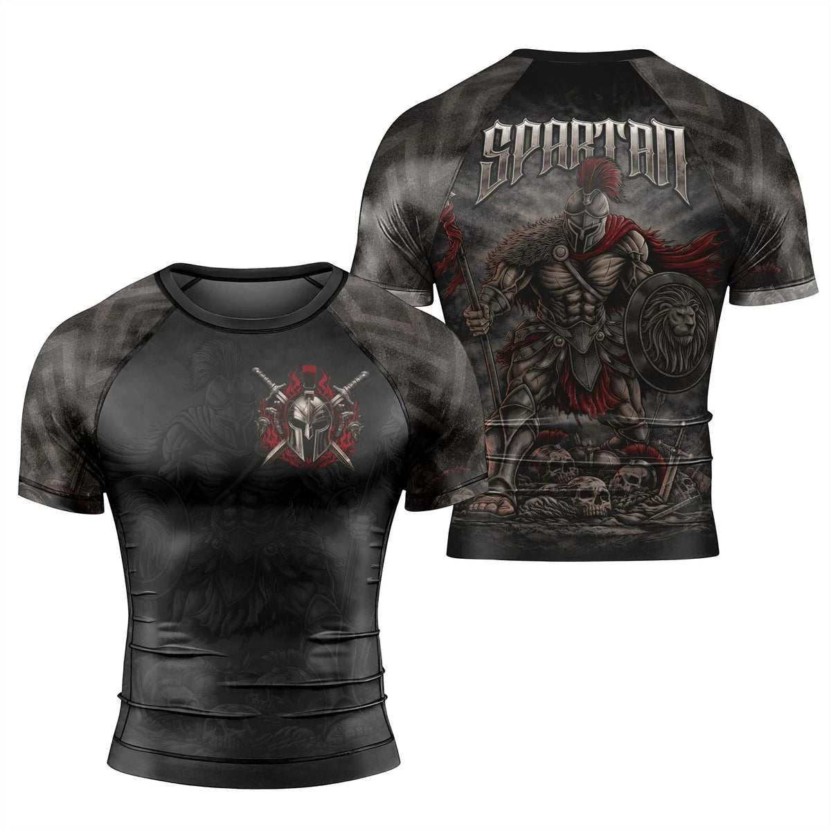 Spartan Rage Men's Short Sleeve Rash Guard