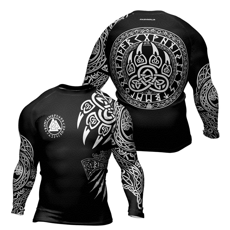 Rashninja Berserker’s Claw Men's Long Sleeve Rash Guard