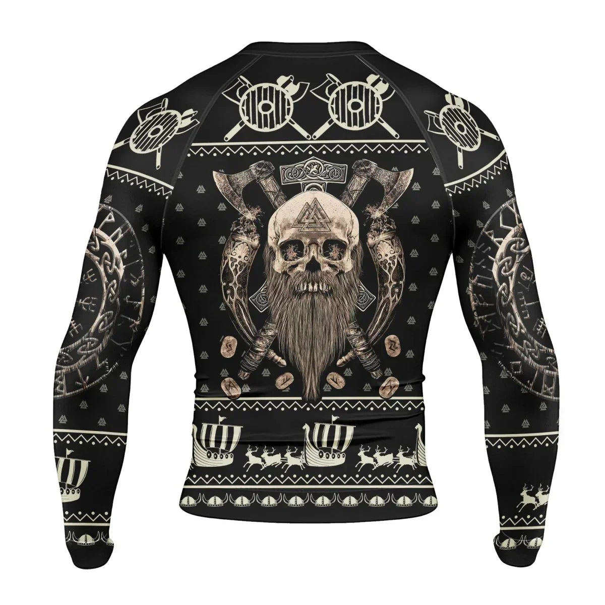 Valhalla Falalala Men's Long Sleeve Rash Guard