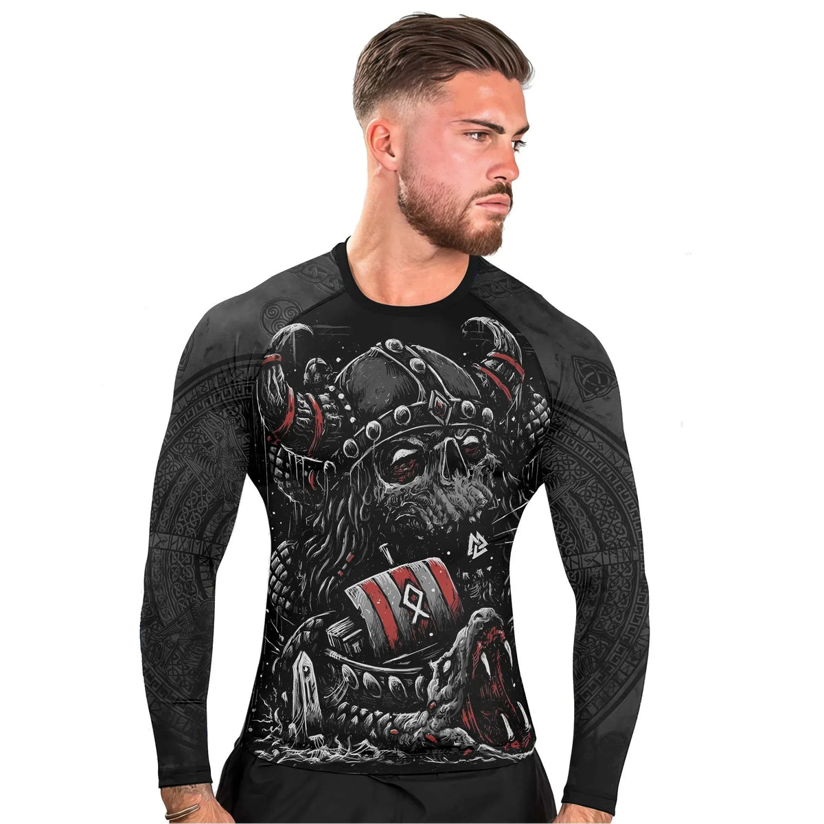 Viking Reaper Men's Long Sleeve Rash Guard