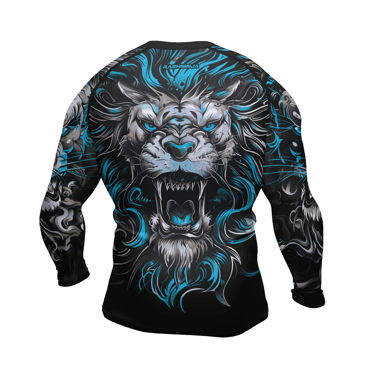 Rashninja Luminous Lion Men's Long Sleeve Rash Guard